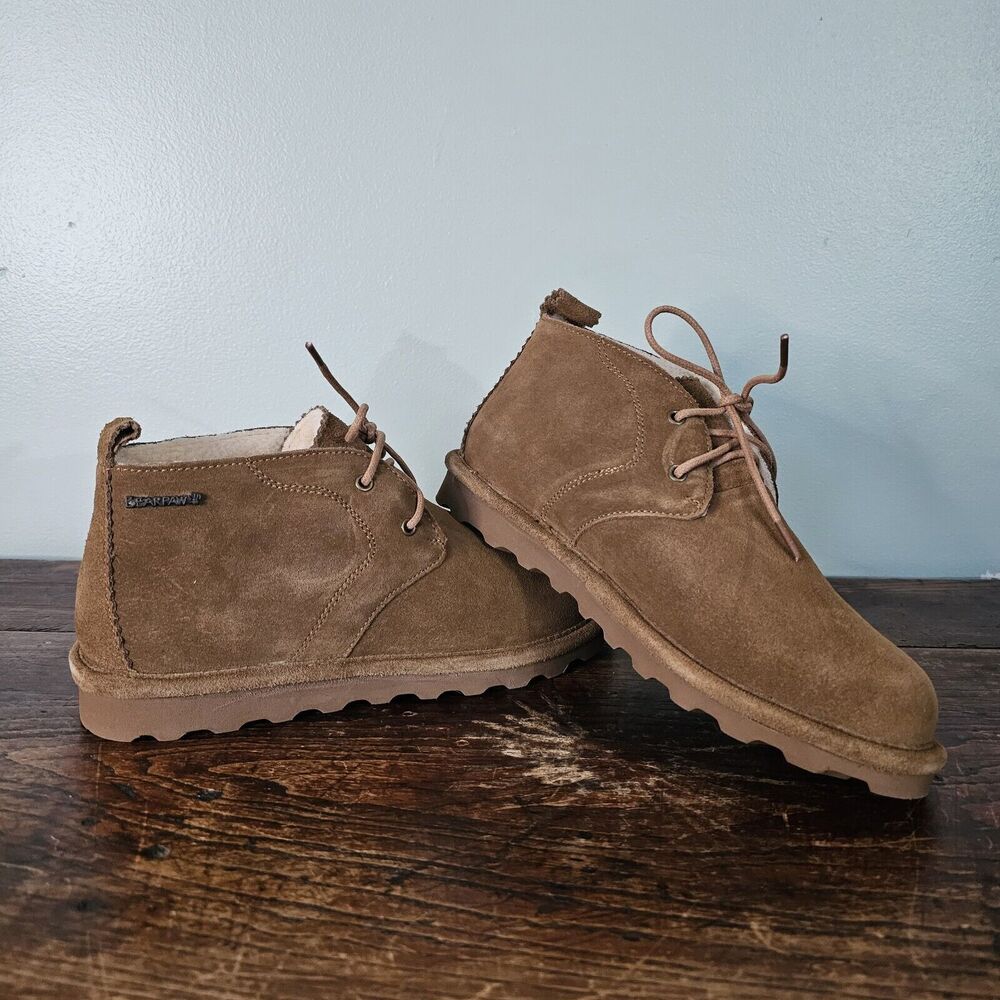 Bearpaw Skye Hickory‎ Brown Chukka Bootie Womens Size 9